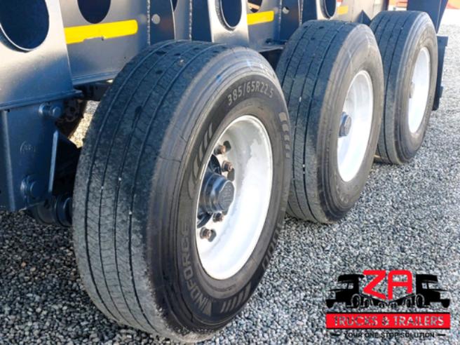 2009 AFRIT TRI AXLE ALUMINIUM FLAT DECK TRAILER #53283]